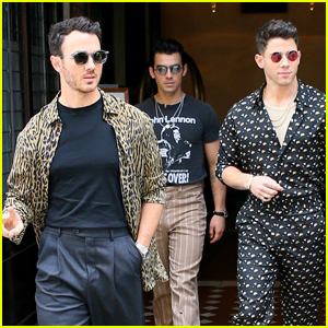 Jonas Brothers Step Out in Stylish Prints for a Day in NYC