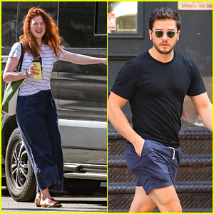 Kit Harington & Rose Leslie Spotted in Separate Friday Outings in NYC - New Photos!