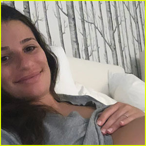 Lea Michele Shares Selfie from the Night Before She Gave Birth, Exactly One Year Ago
