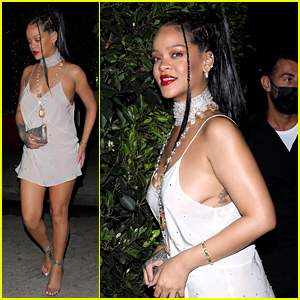 Rihanna Went to Her Favorite Restaurant for a Very, Very Late Dinner