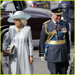 Prince Charles & Camilla Duchess of Cornwall Attend Battle of Britain Service