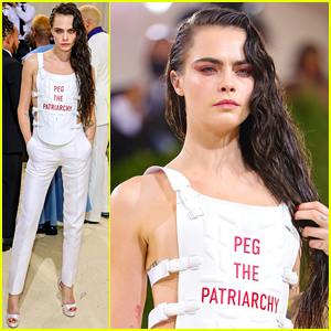 Cara Delevingne's Met Gala 2021 Look Says 'Peg the Patriarchy,' She Explains What That Means to Her