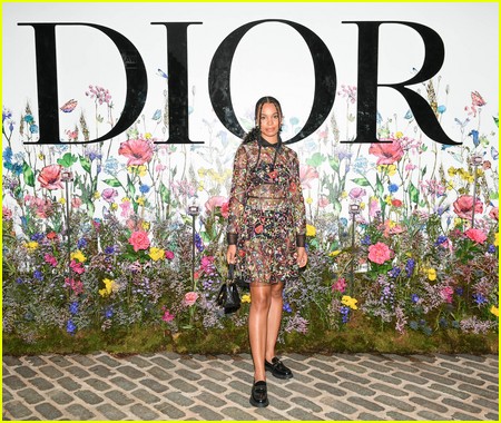 Nesta Cooper at the Miss Dior Millefiori Garden Pop-Up Preview and Dinner