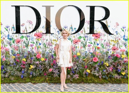 Sophia Anne Caruso at the Miss Dior Millefiori Garden Pop-Up Preview and Dinner