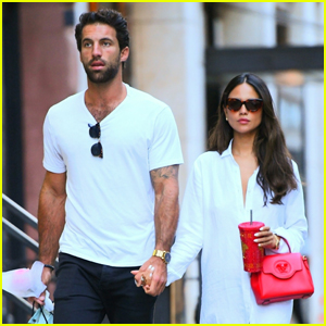 Eiza Gonzalez & Boyfriend Paul Rabil Hold Hands While Shopping in NYC