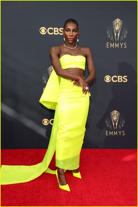 Michaela Coel at the Emmy Awards 2021