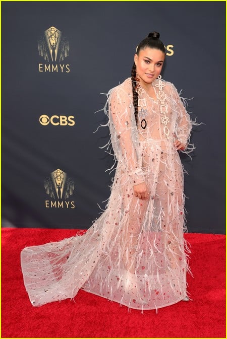 Devery Jacobs at the Emmy Awards 2021