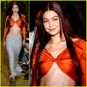 Gigi Hadid Flaunts Some Skin While Walking in Coperni's Paris Fashion Show