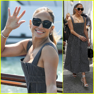 Jennifer Lopez Arrives to Support Ben Affleck at Venice Film Festival 2021