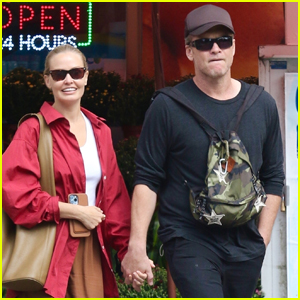 Lara Bingle & Sam Worthington Hold Hands During Rare Day Out in NYC