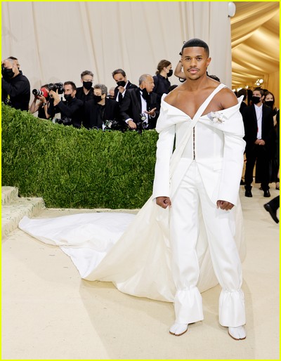 Jeremy Pope on the Met Gala 2021 Red Carpet