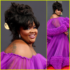 Nominee Nicole Byer Hits the Red Carpet at Emmy Awards 2021