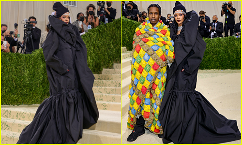 Rihanna Finally Arrives to Met Gala 2021 with A$AP Rocky - See the Photos!