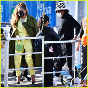 Beyonce & Jay-Z Head Out of Italy After Attending Wedding