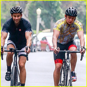 No Time to Die's Billy Magnussen Spotted On Bike Ride with Chace Crawford!