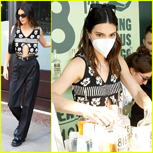 Kendall Jenner Serves Up Her 818 Tequila at NYC's Food & Wine Festival
