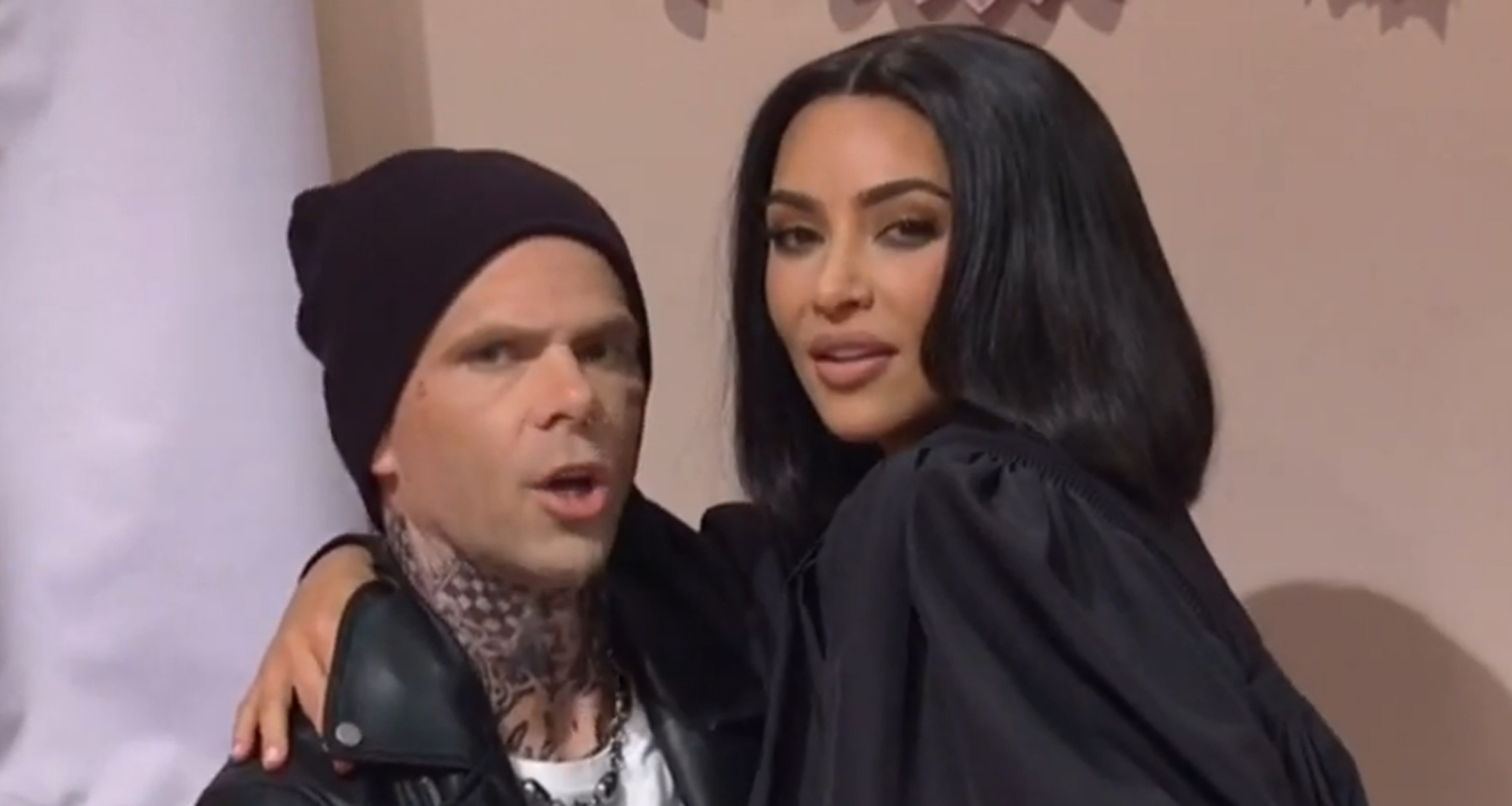 Kim Kardashian Trolls Sister Kourtney Kardashian & Travis Barker’s