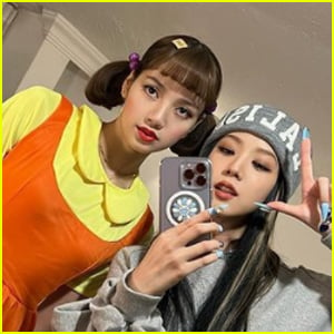 Lisa & Jisoo of BLACKPINK Pose in Their Halloween Costumes Together
