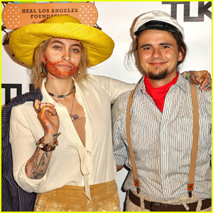 Paris Jackson Dresses as Vincent Van Gogh for Halloween Party with Brother Prince