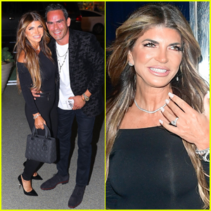 Teresa Giudice Shows Off Her Engagement Ring During Night Out with Fiance Louie Ruelas!