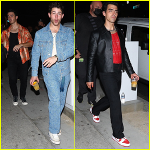 The Jonas Brothers Head Home After A Performance at The Viper Room in West Hollywood