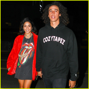 Vanessa Hudgens & Boyfriend Cole Tucker Hold Hands at The Rolling Stones Concert in L.A.