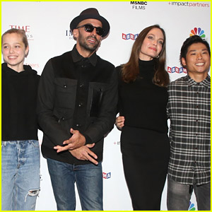 Angelina Jolie Is Joined by Kids Shiloh & Pax to Support JR's New Documentary