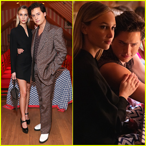 Cole Sprouse & Ari Fournier Couple Up For Christian Louboutin & InStyle Dinner Event