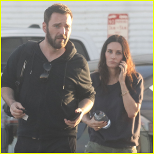 Courteney Cox & Johnny McDaid Take Flying Lessons in Santa Monica