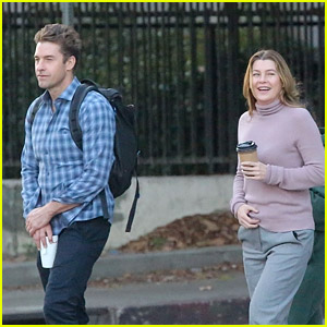 Ellen Pompeo Spotted Filming More 'Grey's Anatomy' Scenes with Scott Speedman - See Photos!