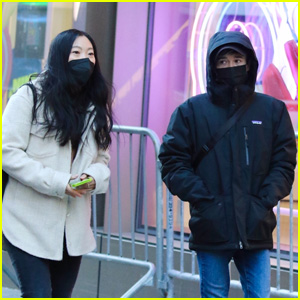 Elliot Page & Awkwafina Take a Stroll Together in Chilly NYC
