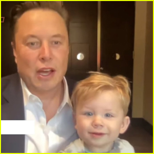 Elon Musk's Baby Son X Æ A-12 Makes Rare Appearance in SpaceX Presentation