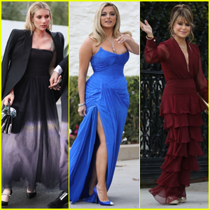 Emma Roberts, Bebe Rexha, & More Stars Arrive at Paris Hilton & Carter Reum's Wedding!