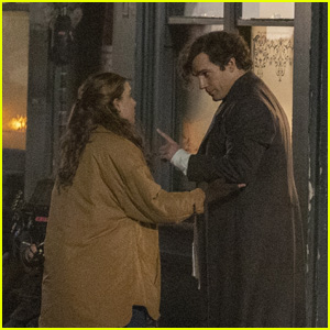 Millie Bobby Brown & Henry Cavill Film 'Enola Holmes 2' in London