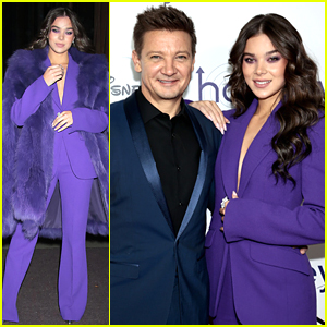 Hailee Steinfeld Makes Amazing Fashion Statement at 'Hawkeye' Screening With Jeremy Renner