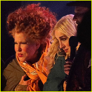 First 'Hocus Pocus 2' Set Photos Emerge, Show the Sanderson Sisters (& New Cast Members) In Full Costume!