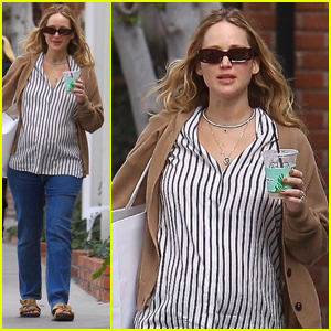 Jennifer Lawrence Shows Off Her Baby Bump During a Day Out in LA