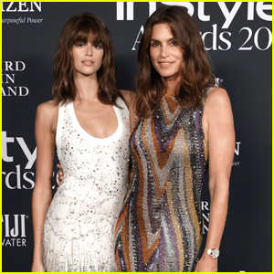 Kaia Gerber & Mom Cindy Crawford Arrive in Style for InStyle Awards 2021
