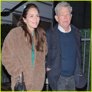 Katharine McPhee & David Foster Meet Up with Friends for Dinner in Santa Monica