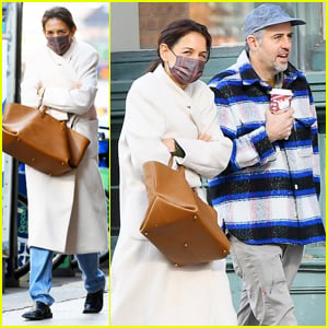 Katie Holmes Bundles Up on a Chilly Day in NYC