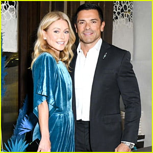 Kelly Ripa & Mark Consuelos Couple Up to Support Their Friends at Mujen Launch