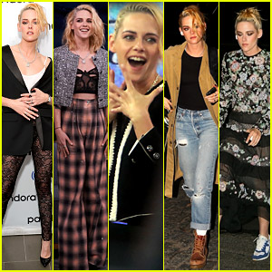 Kristen Stewart Spotted in Five Looks During 'Spencer' Press Tour in NYC