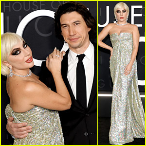 Lady Gaga Sparkles at 'House of Gucci' L.A. Premiere, Playfully Yells at Al Pacino on Red Carpet (Video)