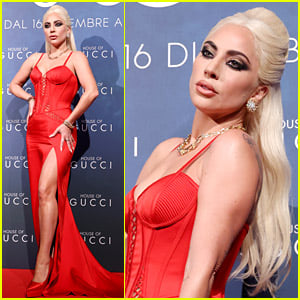 Lady Gaga Is Red Hot at the 'House of Gucci' Milan Premiere & We Have Every Photo