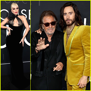 Lady Gaga & Jared Leto Dress To Impress at 'House of Gucci' NYC Premiere