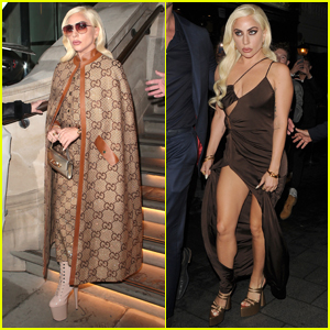 Lady Gaga Wows In Two Super Chic Outfits While Out Promoting 'House of Gucci' in London