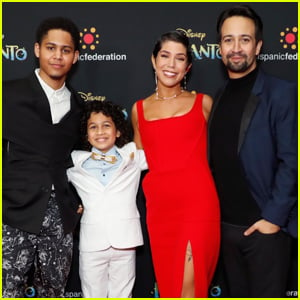 Lin-Manuel Miranda Joins 'Encanto' Stars at Movie's Premiere in NYC!