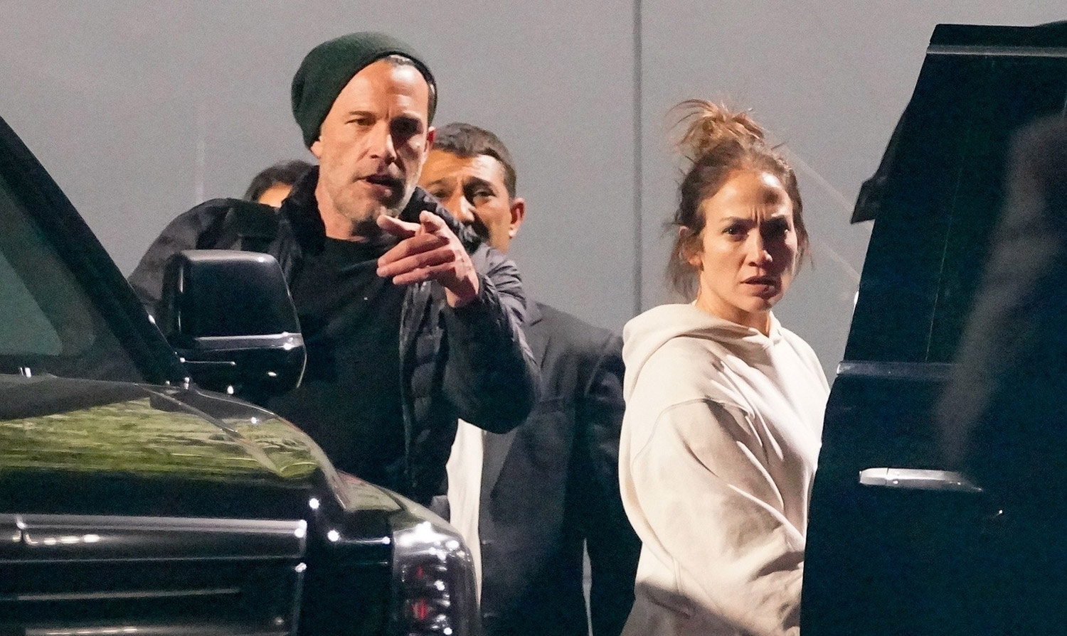 Jennifer Lopez & Ben Affleck Spotted Touching Down in L.A. on Private