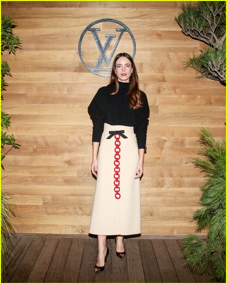 Stacy Martin at the Louis Vuitton Malibu event