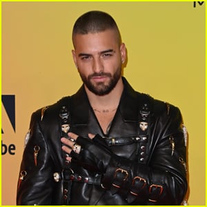 Maluma Rocks a Hot Leather Look at MTV EMAs 2021